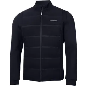SiliconeGrip Seamless Shoulder Construction Calvin Klein Houston Hybrid Full Zip Jacket - Navy