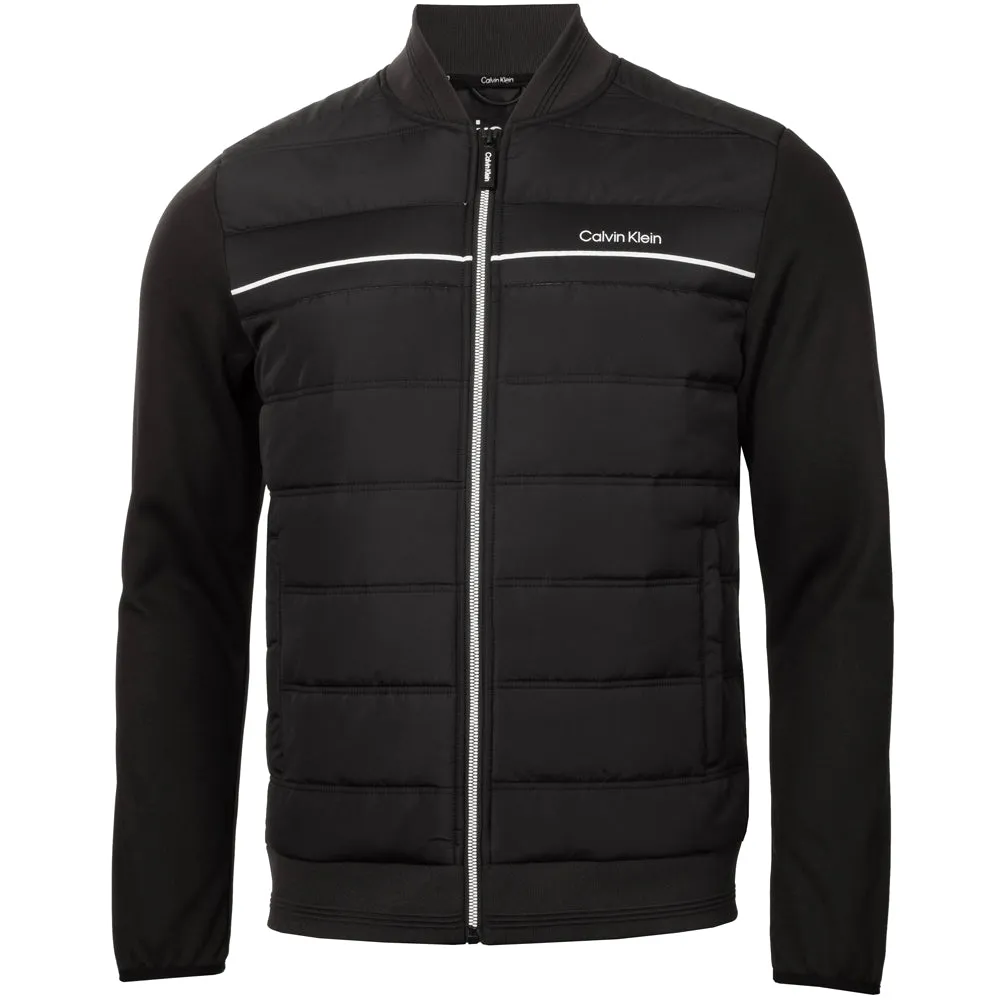 Calvin Klein Lincoln Bomber Jacket - Black windproof