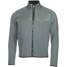 Calvin Klein Monte Full Zip Layering Jacket - Sage Mid Season Wear Zipper Closure System