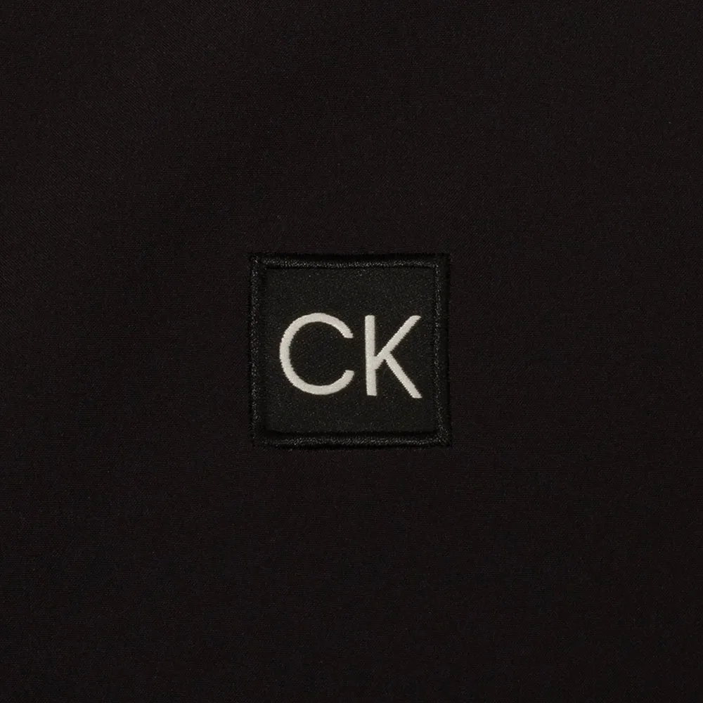 QuickAccess Pockets Calvin Klein Motion Full Zip Windbreaker Jacket - Black