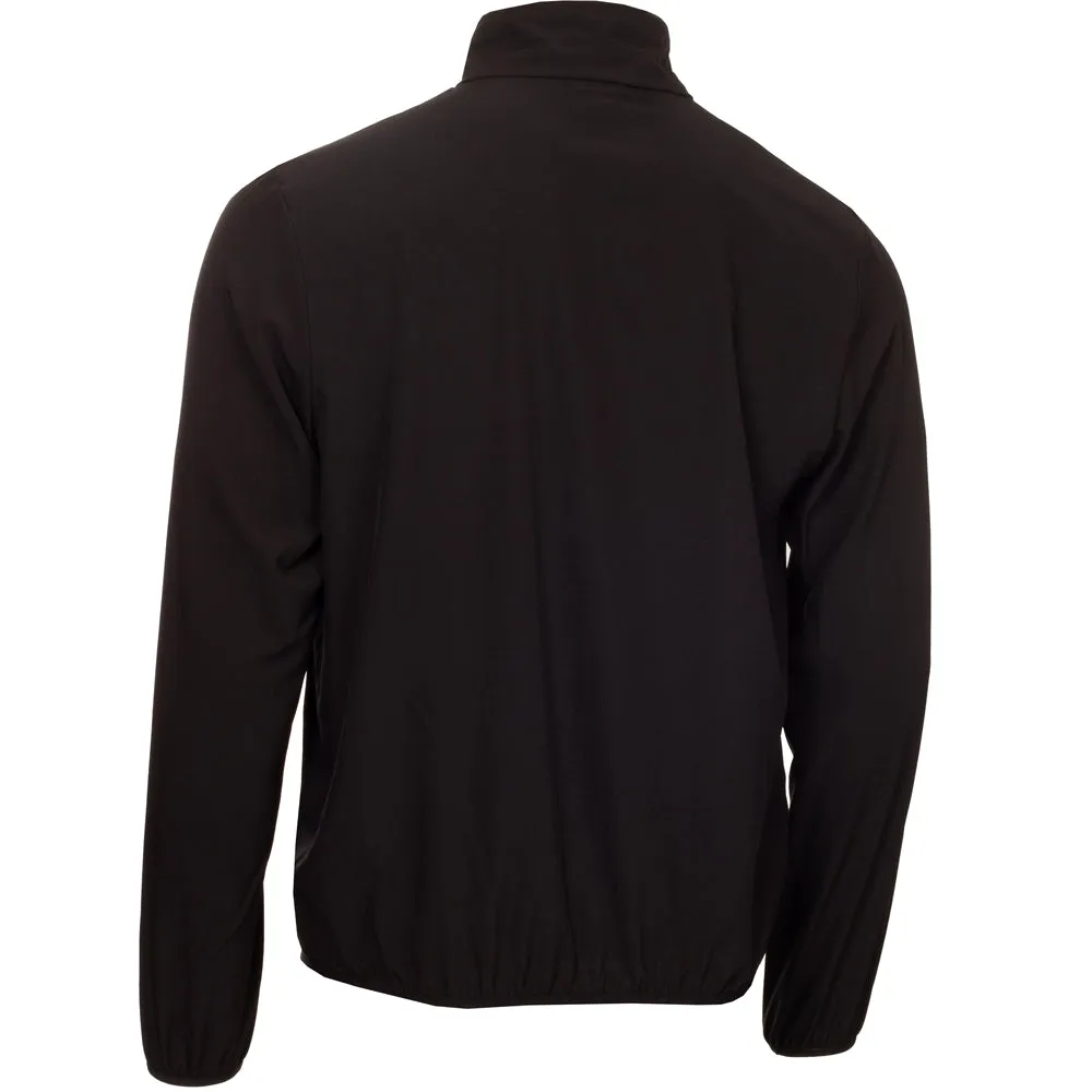 Calvin Klein Motion Full Zip Windbreaker Jacket - Black CompressionResistant PerimeterStructuralBoning
