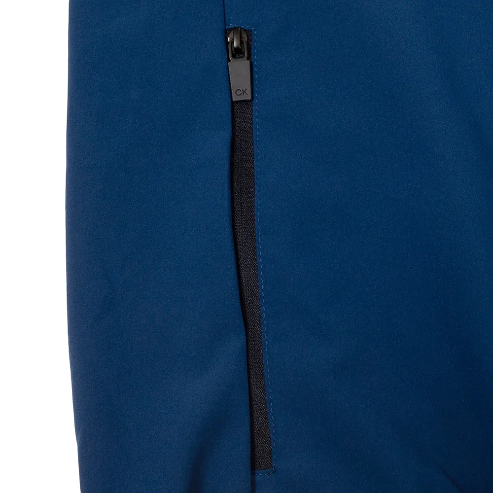 Layered Ventilation Panels Neutral palette Calvin Klein Motion Full Zip Windbreaker Jacket - Ink