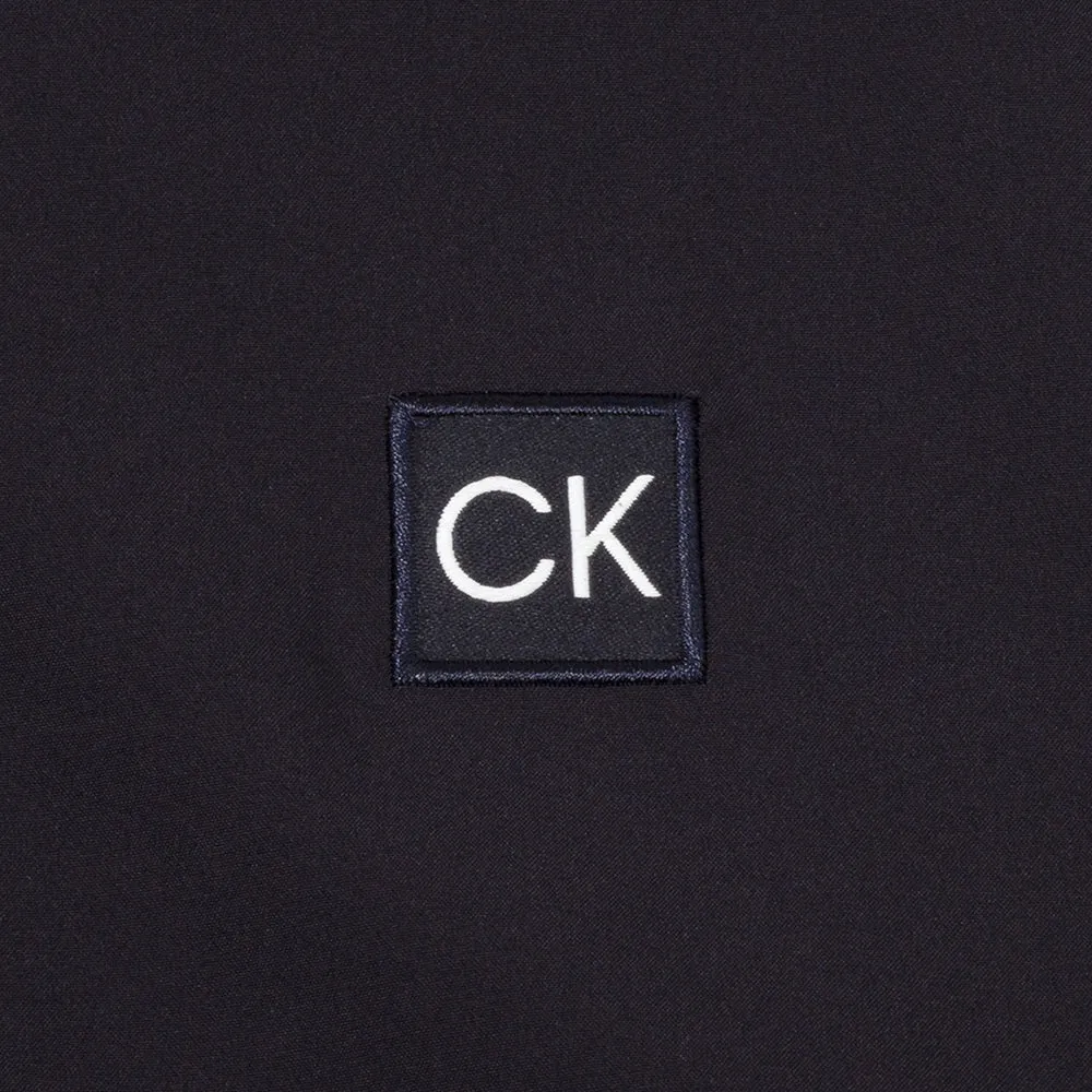 Heat Retention Calvin Klein Motion Full Zip Windbreaker Jacket - Navy