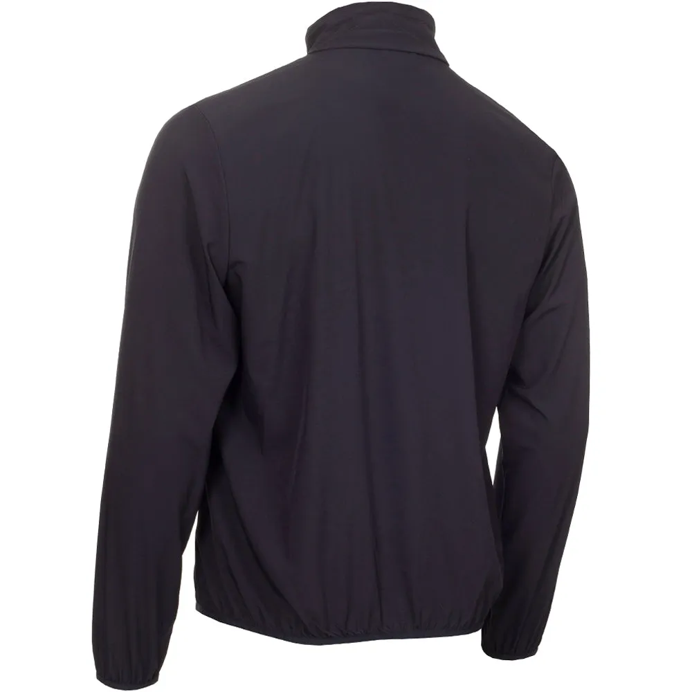 Calvin Klein Motion Full Zip Windbreaker Jacket - Navy Abrasion Resistant Panels
