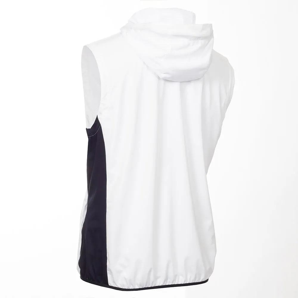 perfect for events Easy Care Material Calvin Klein Pebble Gilet - White