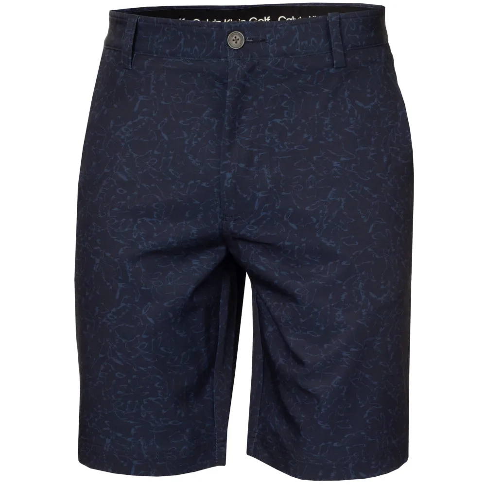 Calvin Klein Printed Bullet Shorts - Navy Warm Layers Outdoor Apparel