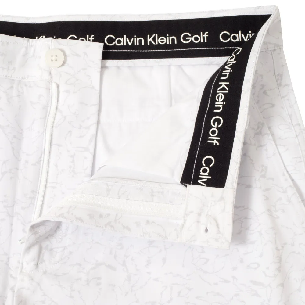 Calvin Klein Printed Bullet Shorts - White Playful Style stretchy fabric
