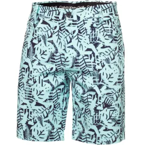 energetic look Travel Style Calvin Klein Printed Genius Shorts - Aqua/Evening Blue