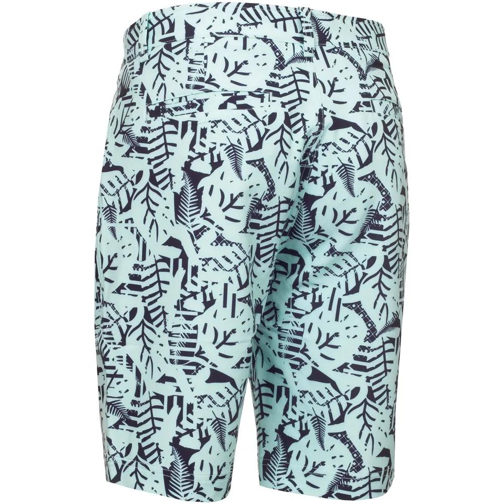 Airy Design Calvin Klein Printed Genius Shorts - Aqua/Evening Blue