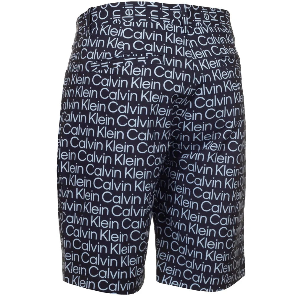camping clothes maternity option Calvin Klein Printed Genius Shorts - Evening Blue/Blue