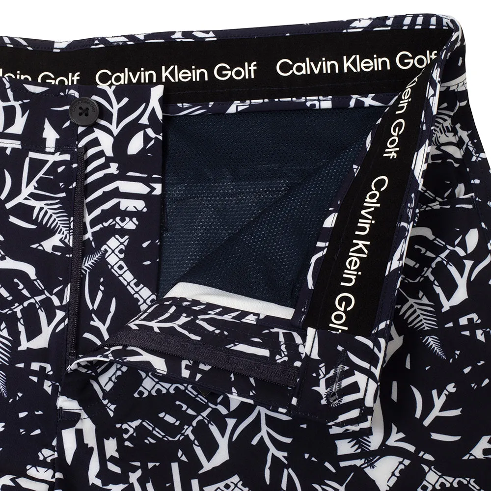 Calvin Klein Printed Genius Shorts - Evening Blue/White Recycled Polyester