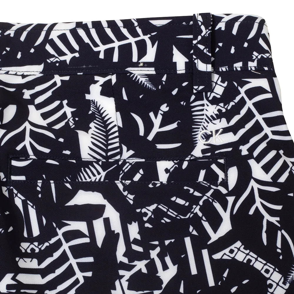 Calvin Klein Printed Genius Shorts - Evening Blue/White Thermal Regulating Fabric Casual Days