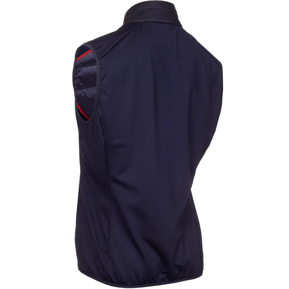 Calvin Klein Rangewood Full Zip Hybrid Gilet - Evening Blue Soft Lining