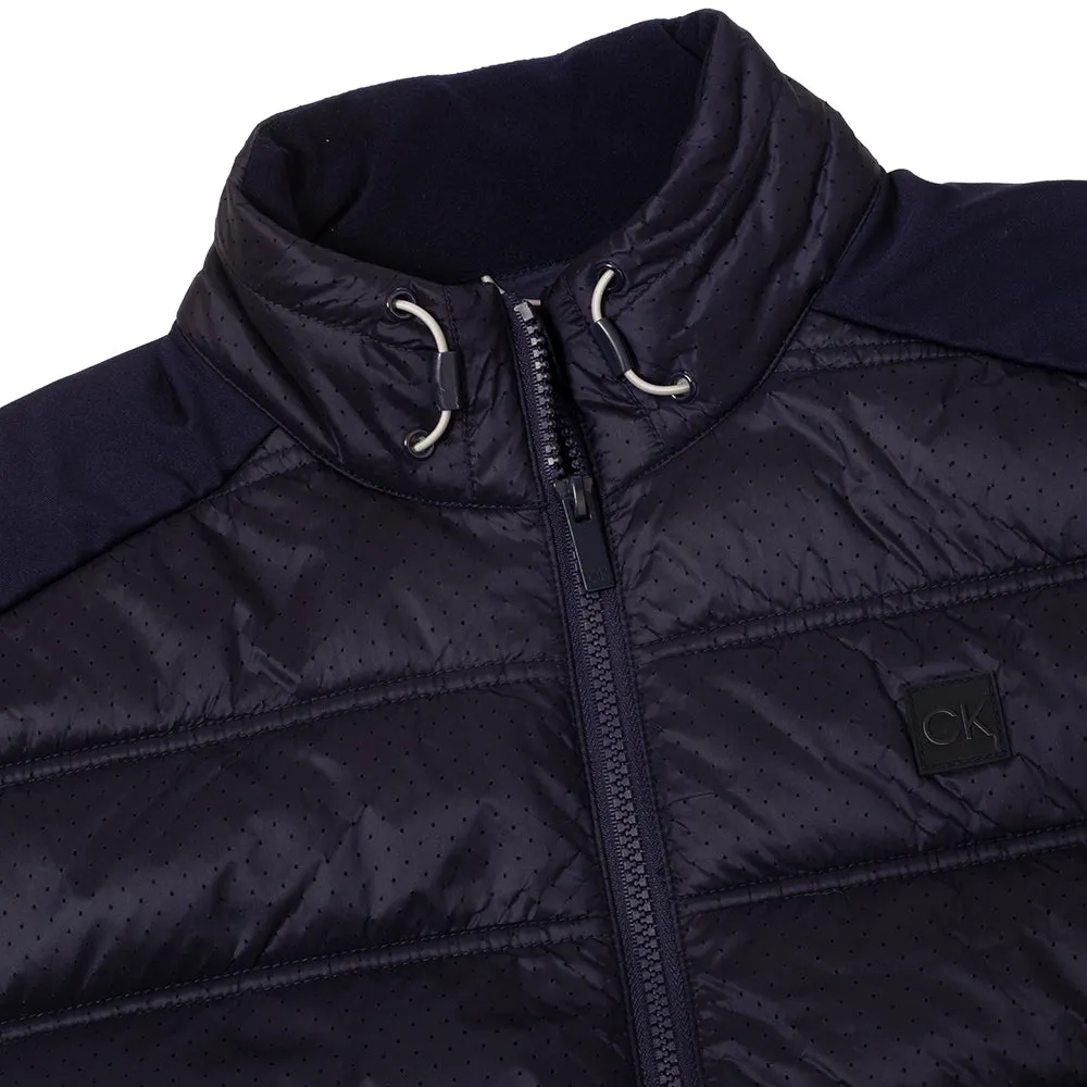 Eco Friendly Material Calvin Klein Rangewood Full Zip Hybrid Jacket - Evening Blue