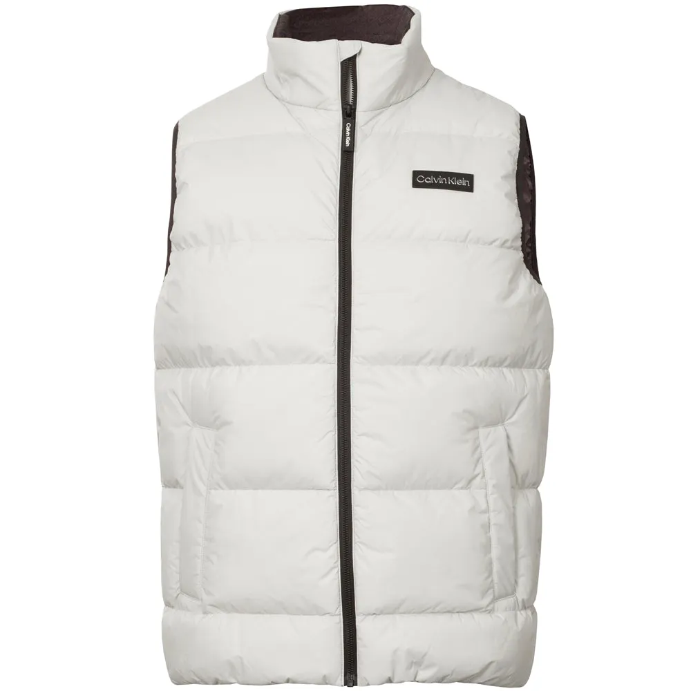 Flexible Fit Calvin Klein Rivington Padded Gilet - Silver