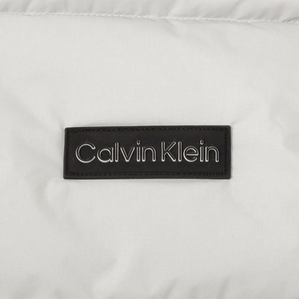 Calvin Klein Rivington Padded Gilet - Silver Anti Static Lining place