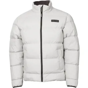 Calvin Klein Rivington Padded Jacket - Silver Flexible Hood Design Everyday Comfort Fit
