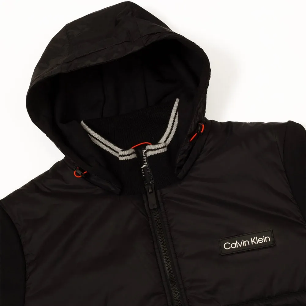 Modern Travel Look Calvin Klein Somme Valley Hybrid Jacket - Black
