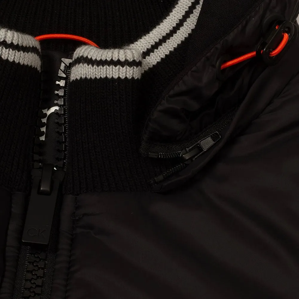 Hidden Ventilation Zones Calvin Klein Somme Valley Hybrid Jacket - Black
