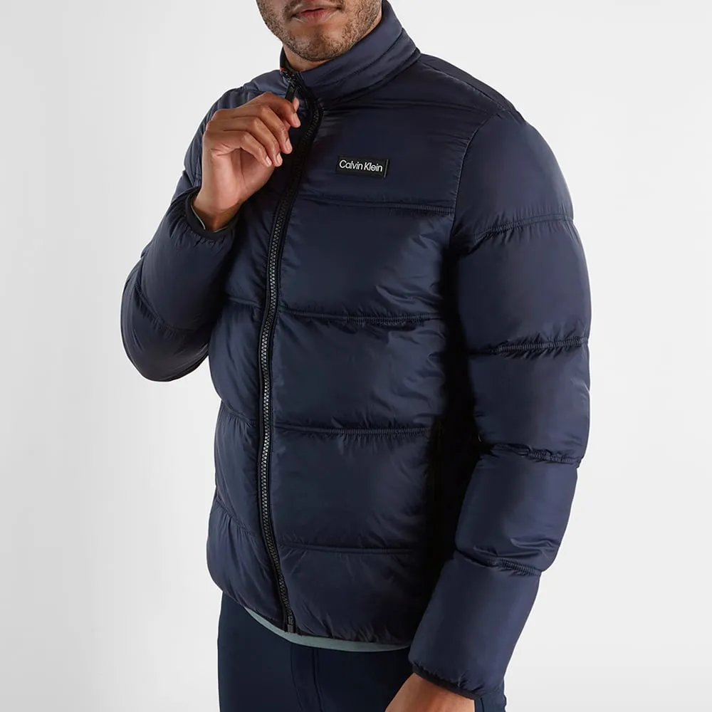 Modular Attachment Loops Breathable Softshell Layer Calvin Klein Torrington Padded Jacket - Peacoat