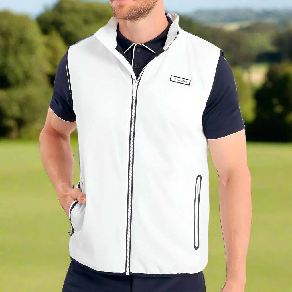 budget - friendly price Calvin Klein Trinity Lightweight Gilet - White