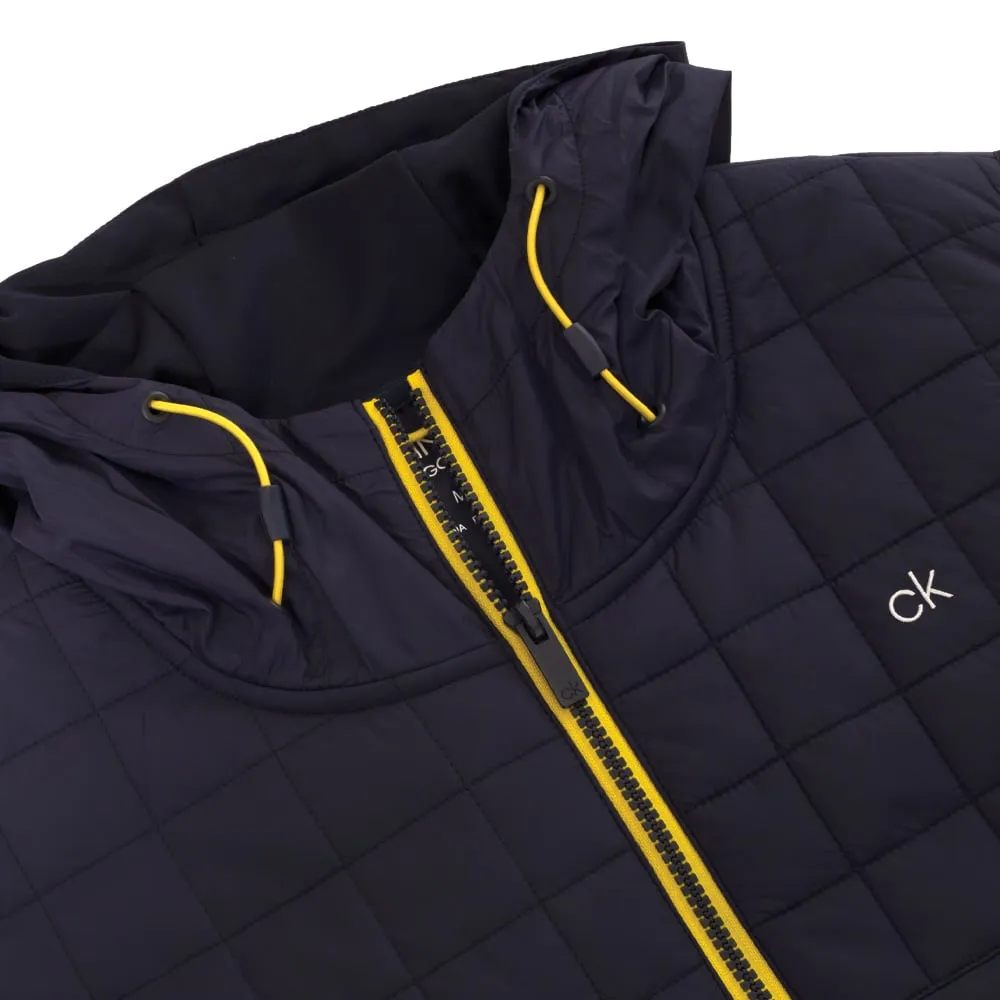 Striped Calvin Klein Vardon Hybrid Gilet - Navy