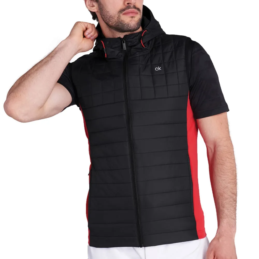 Worst multiple uses Calvin Klein Vardon Hybrid Gilet - Power Red/Black