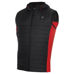 Wool well made Calvin Klein Vardon Hybrid Gilet - Power Red/Black