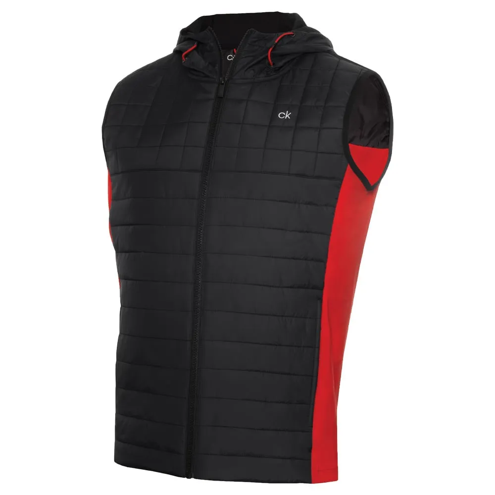 Wool well made Calvin Klein Vardon Hybrid Gilet - Power Red/Black