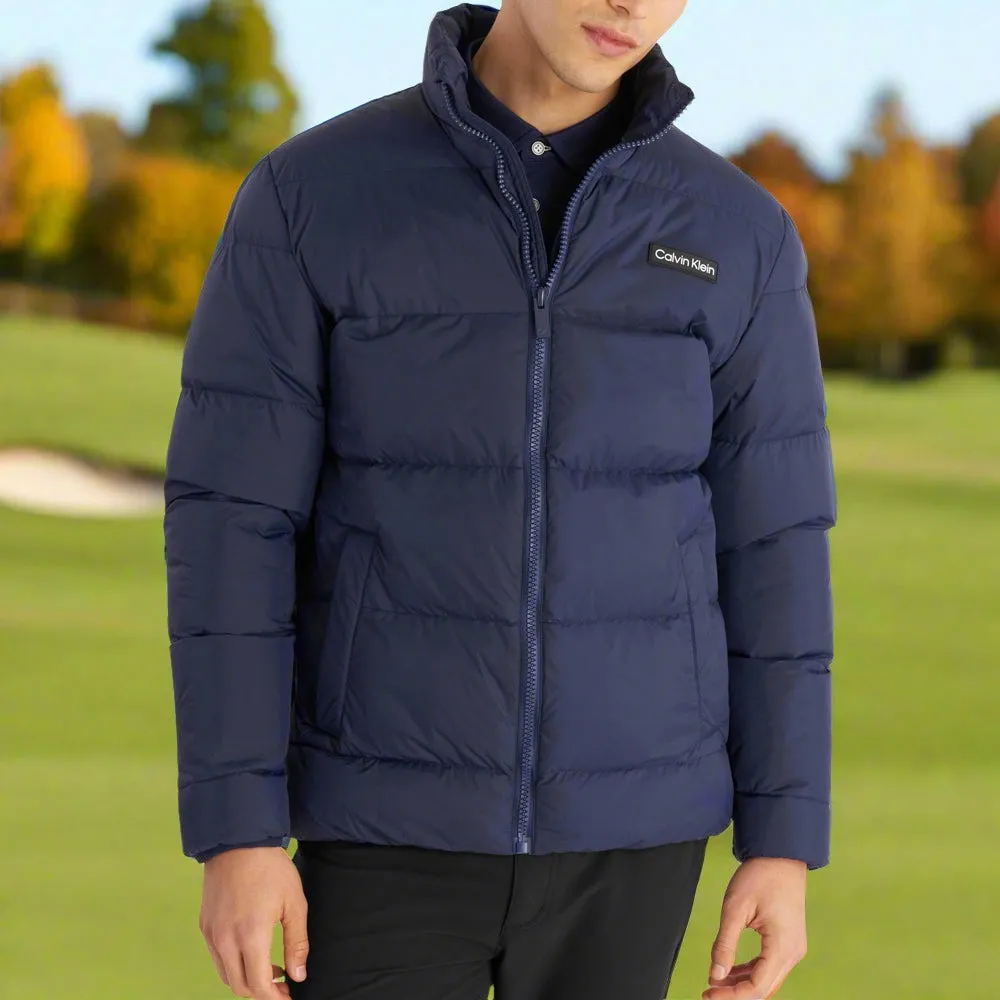 Calvin Klein Winnsboro Padded Jacket - Evening Blue Stand Collar