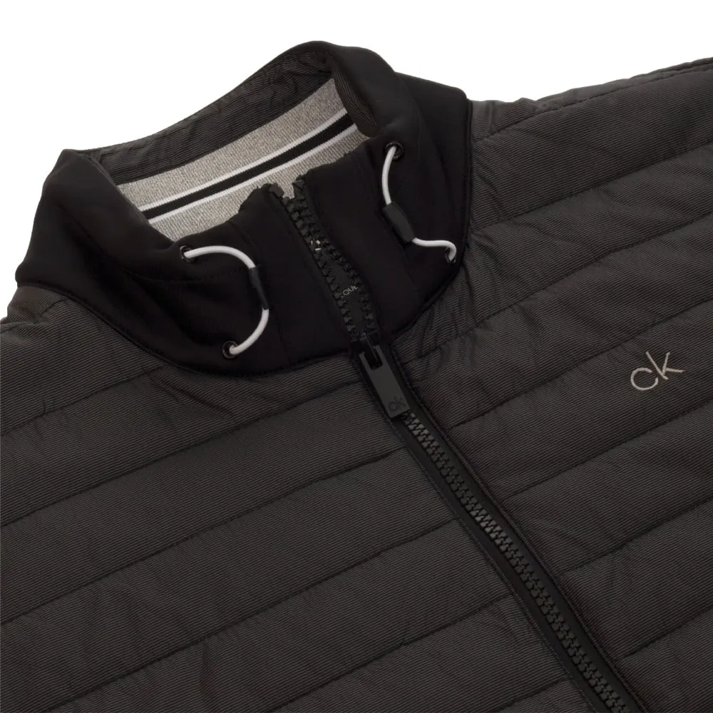 TemperatureRegulating Tech Subtle Design Detail Calvin Klein Wrangell Hybrid Jacket - Black