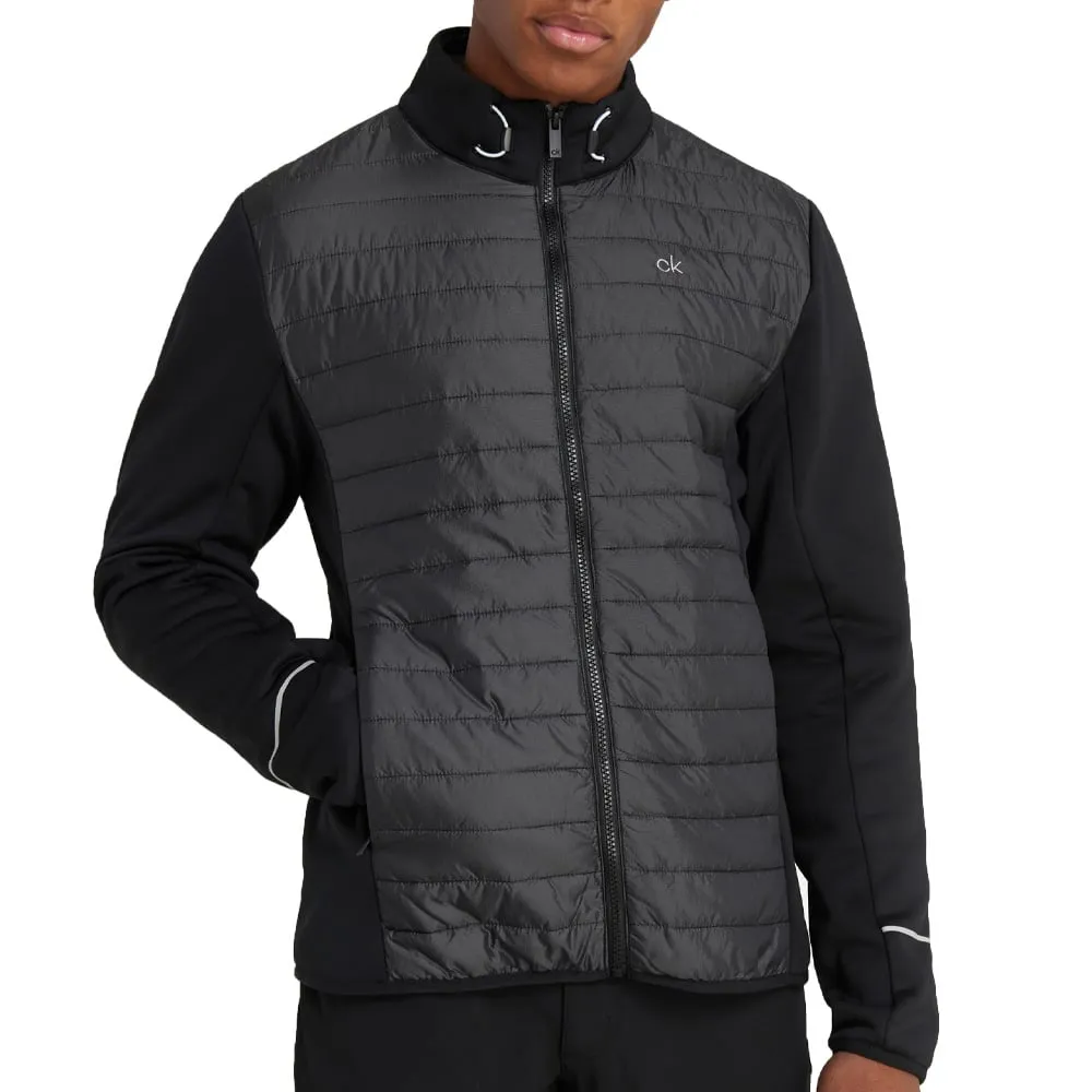 Calvin Klein Wrangell Hybrid Jacket - Black Breathable Lining Design Ergonomic Silhouette