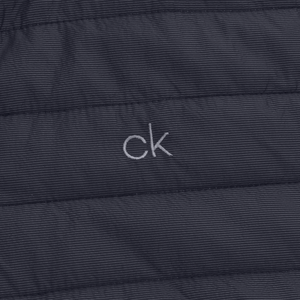 Flexible Insulation Modern Minimal Calvin Klein Wrangell Hybrid Jacket - Navy