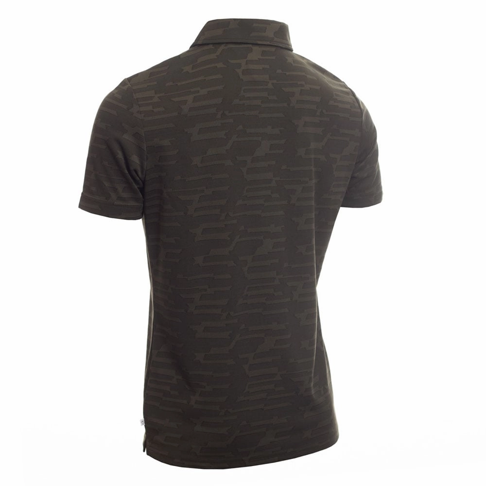 Calvin Klein Aztec Polo Shirt - Army Green SustainableManufacturing