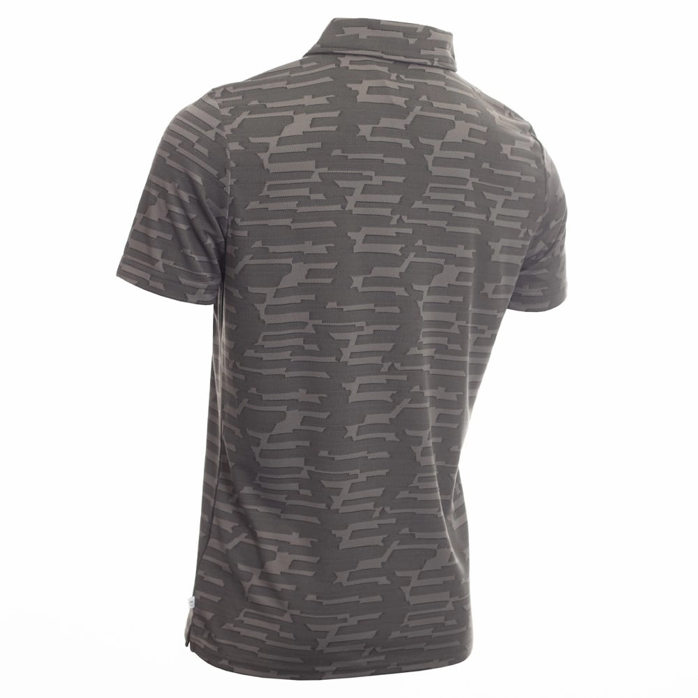 Fit for Any Season Calvin Klein Aztec Polo Shirt - Charcoal