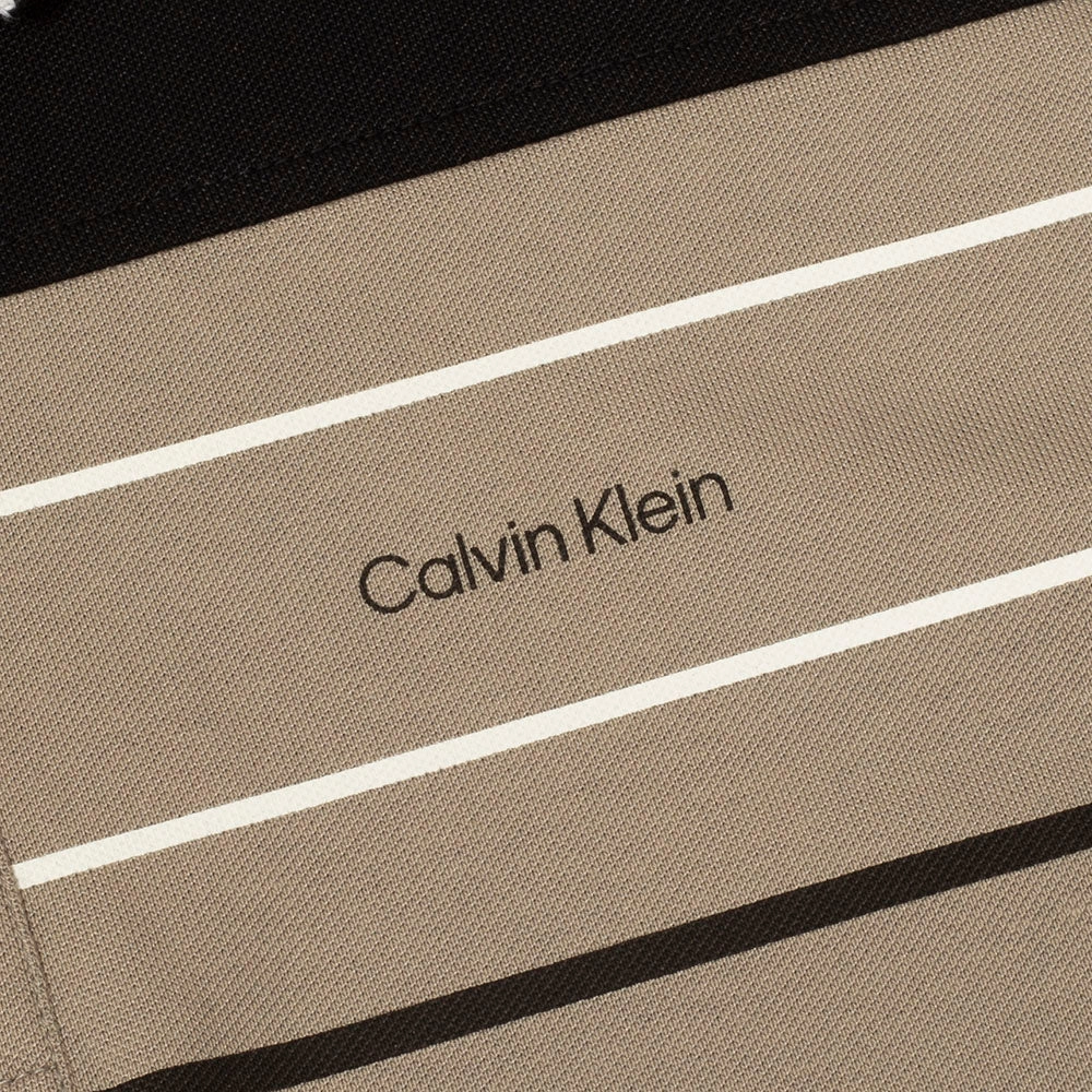 fade resistant color layerable Calvin Klein Blackwater Polo Shirt - Cameo Green