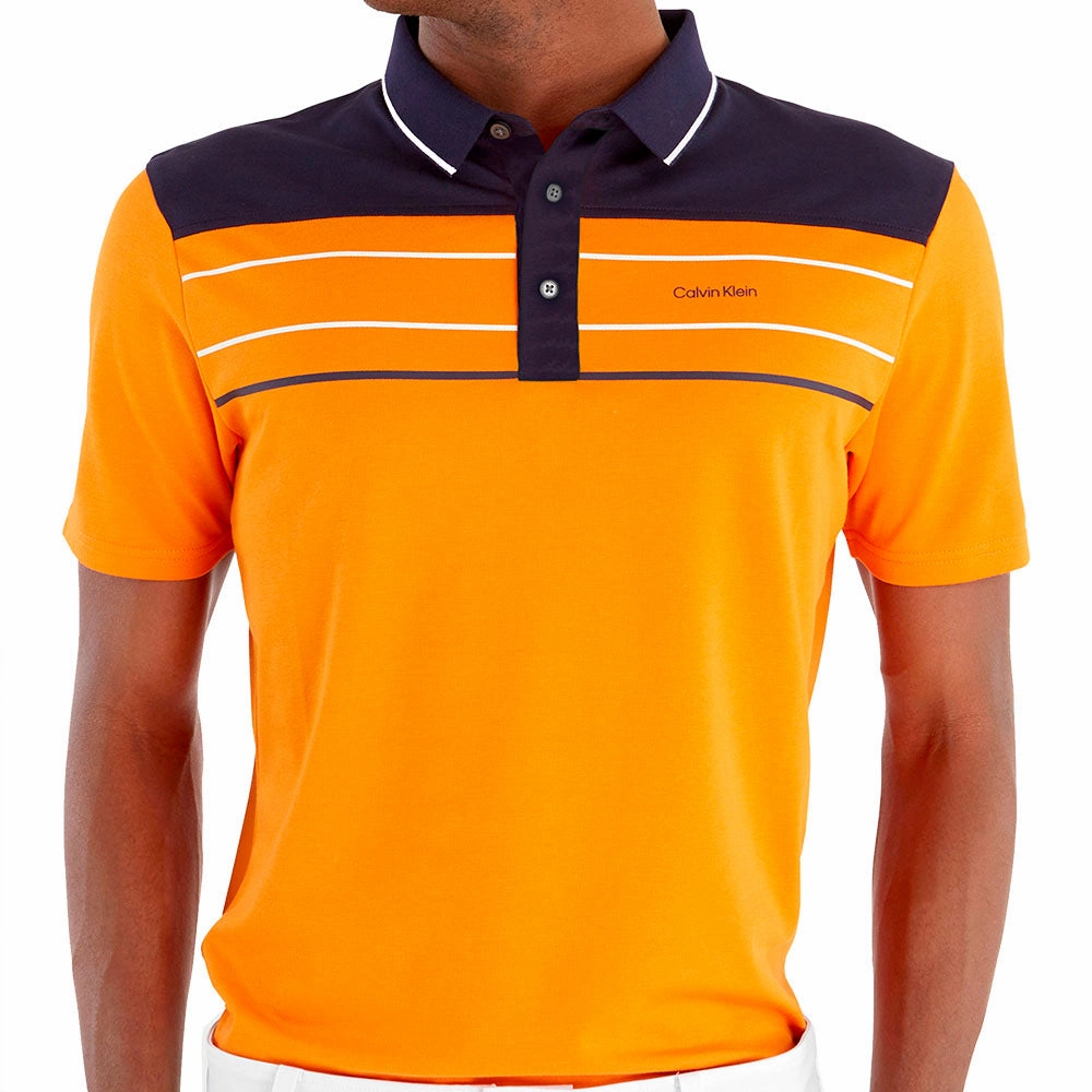 Neutral Color Chill Wear Calvin Klein Blackwater Polo Shirt - Orange