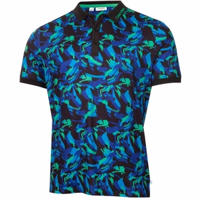 Classic Look Versatile Comfort Wear Calvin Klein Brushstroke Print Polo Shirt - Brushstroke Print