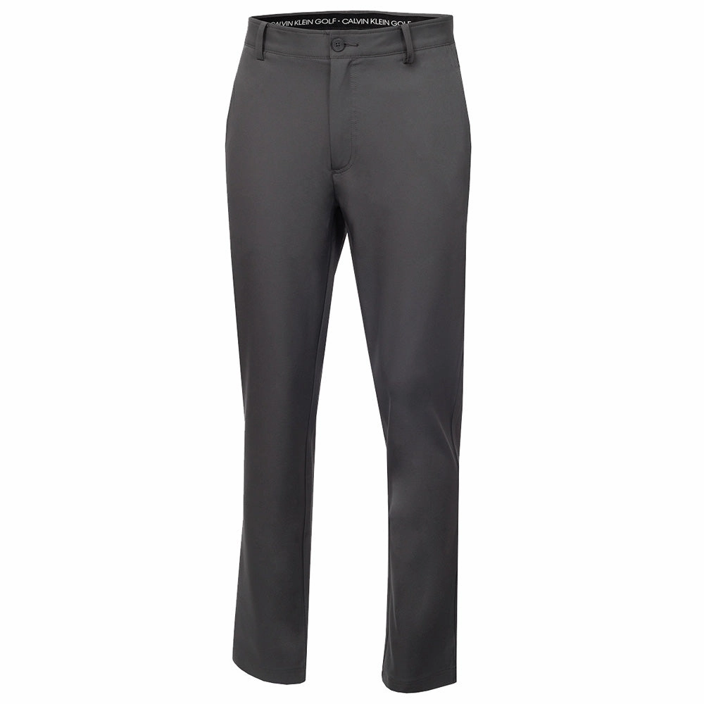 Calvin Klein Bullet Stretch Trouser - Steel Chic Vibe Bold Waistband