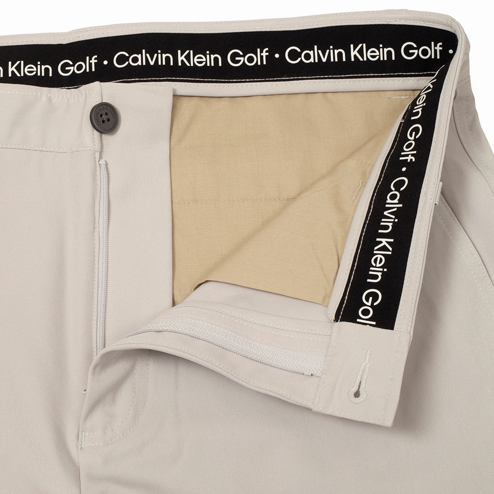 Chafe-Free Fit Utility pocket Calvin Klein Bullet Stretch Trousers - Pale Silver