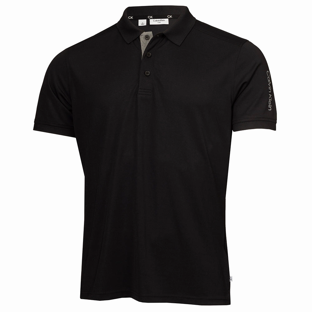 Calvin Klein Club Polo Shirt - Black Functional Comfort