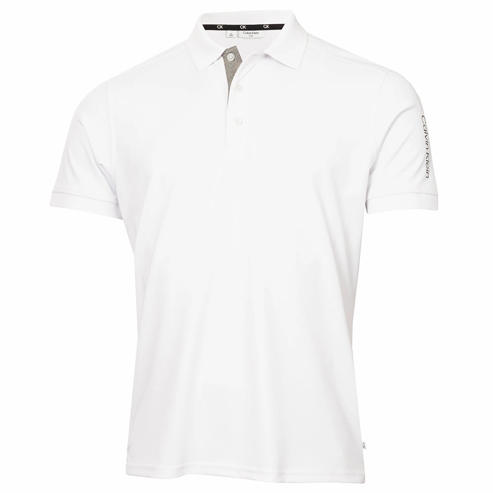 Calvin Klein Club Polo Shirt - Brilliant White Fashionable Look
