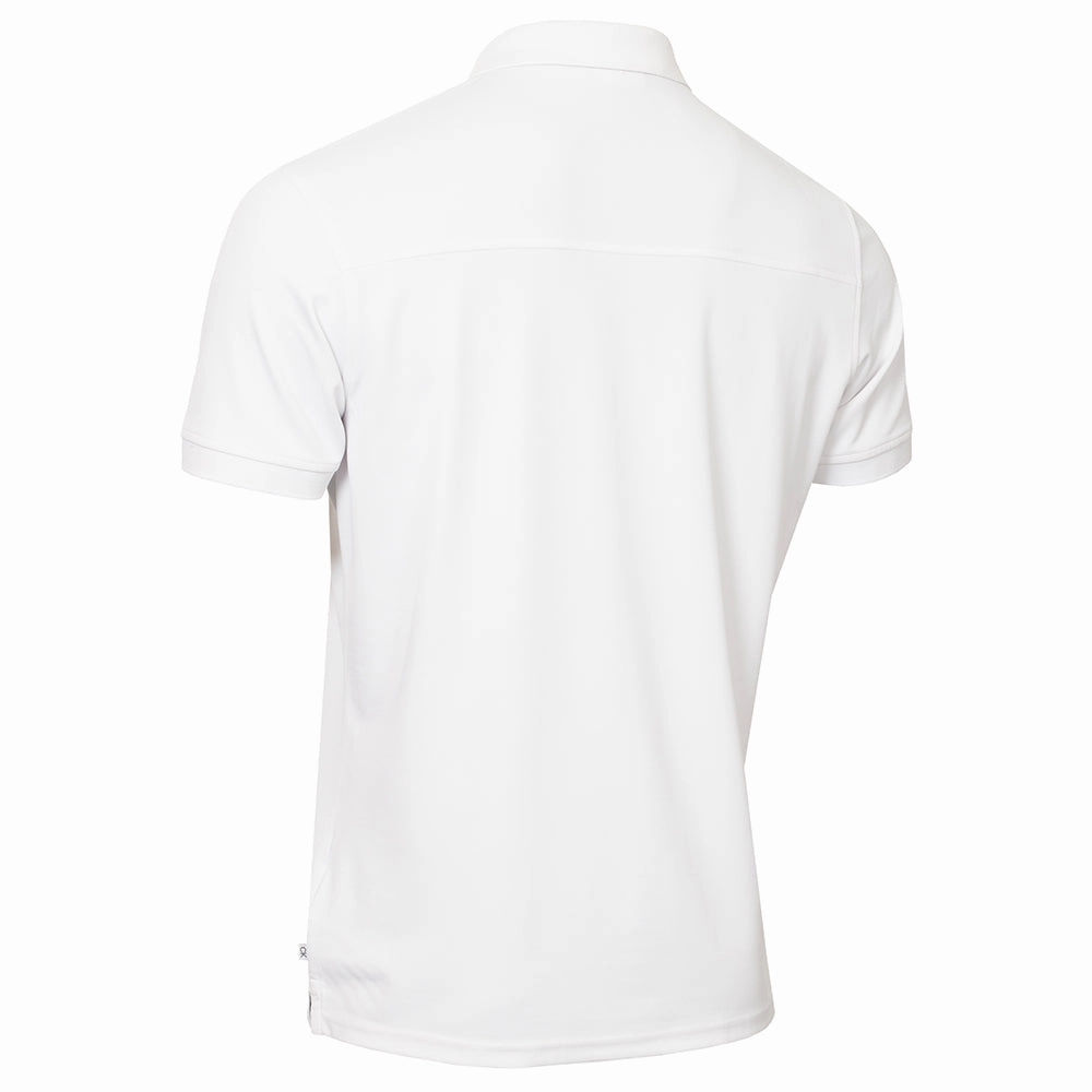 Minimalist Comfort Calvin Klein Club Polo Shirt - Brilliant White