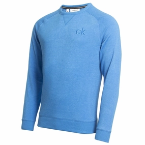 product yoga friendliness Winter Ready Calvin Klein Columbia Crew Neck Sweater - Blue Marl