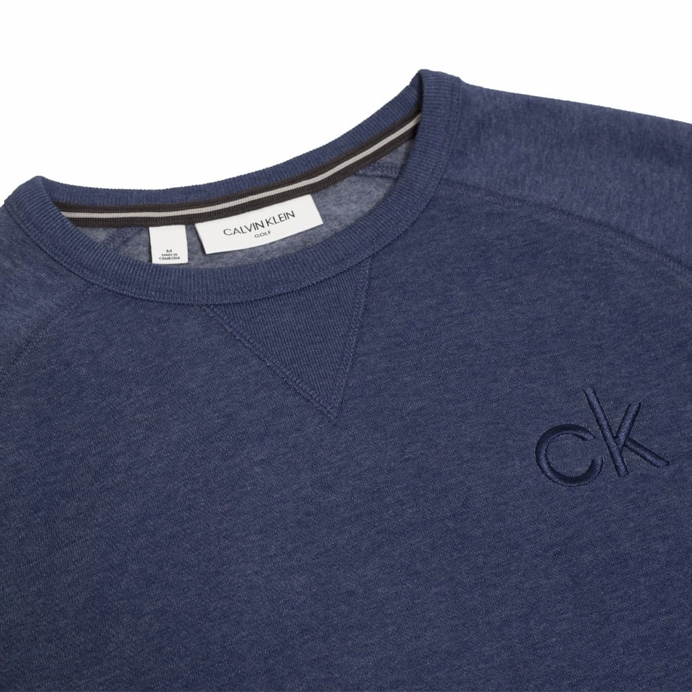Calvin Klein Columbia Crew Neck Sweater - Denim Marl Unisex