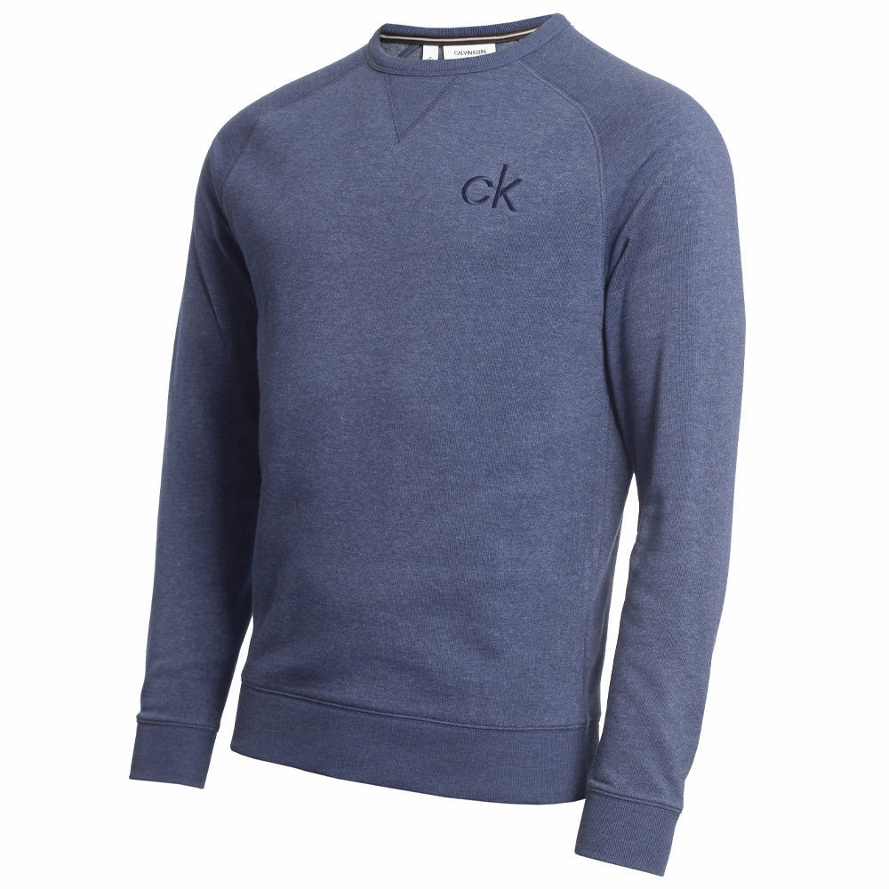 Weekend Layer Breathable fabric Calvin Klein Columbia Crew Neck Sweater - Denim Marl