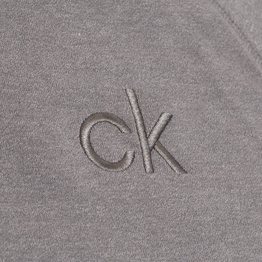Calvin Klein Columbia Crew Neck Sweater - Silver Marl suitable for workouts