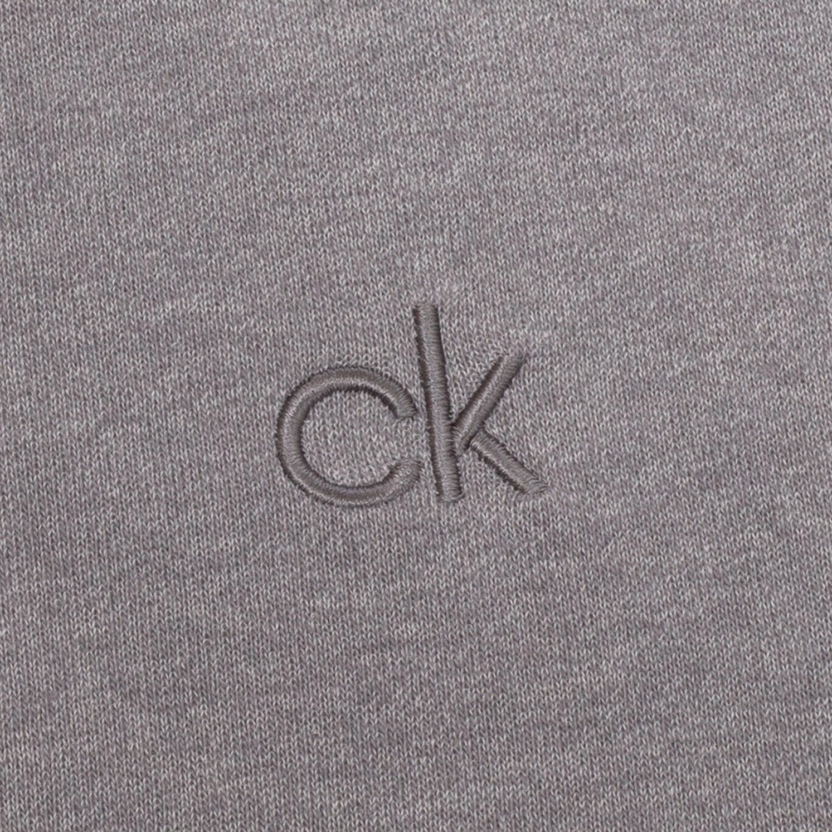 Calvin Klein Columbia Full Zip Sweater - Silver Marl Outdoor Fashion Relaxed Vibe