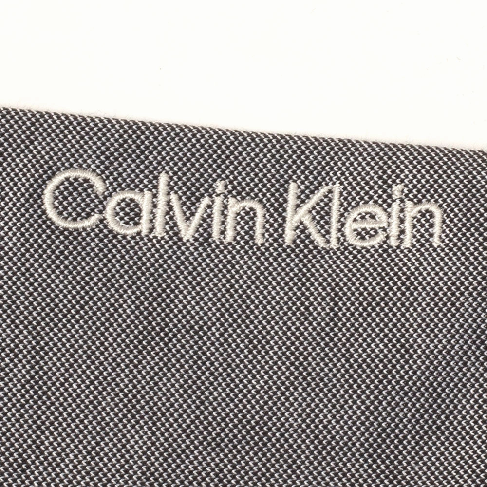 Calvin Klein Concord Polo Shirt - Black Marl Light Layer Breathable Essentials