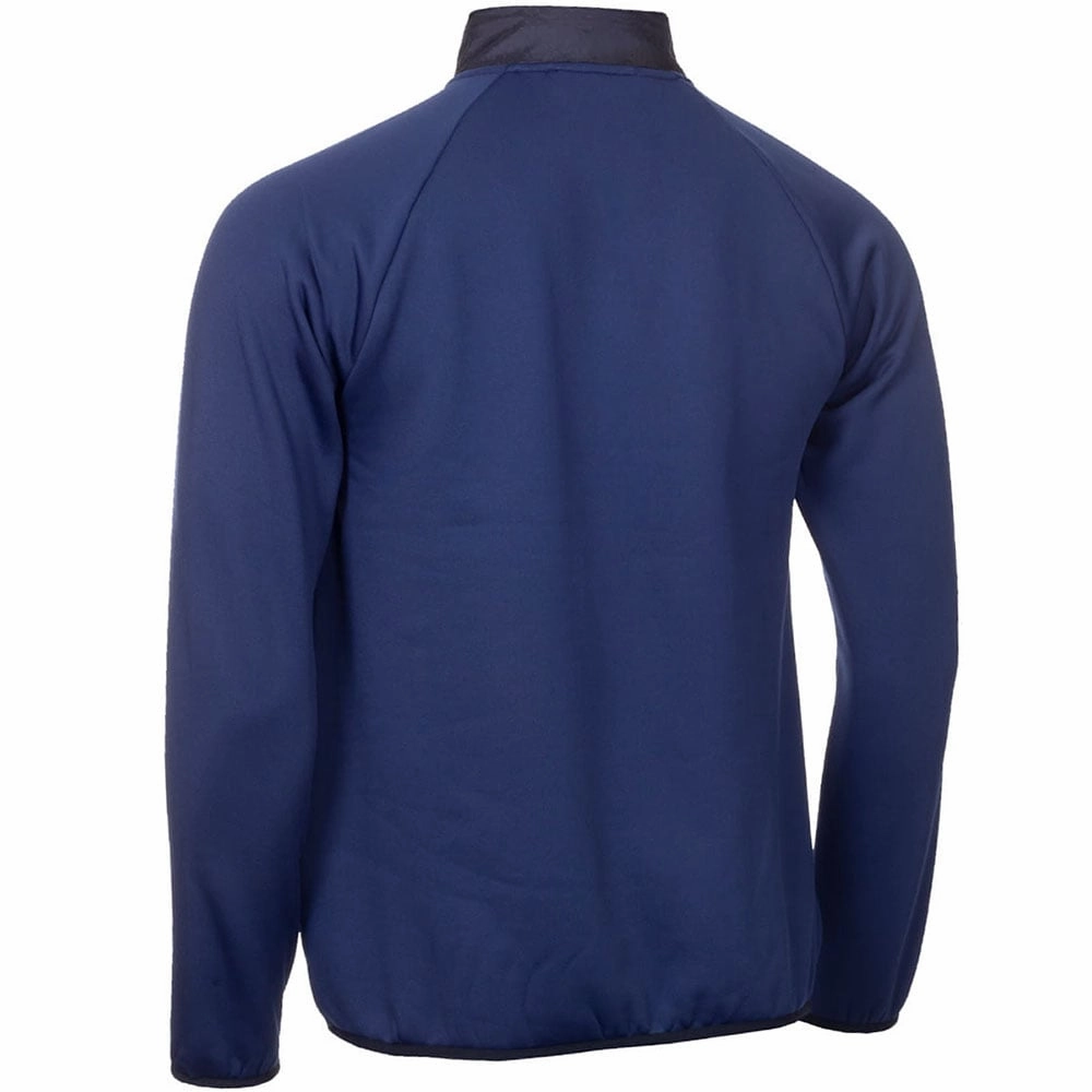 Calvin Klein Gravity Hybrid 1/4 Zip Sweater - Ink right for travel Sporty essentials